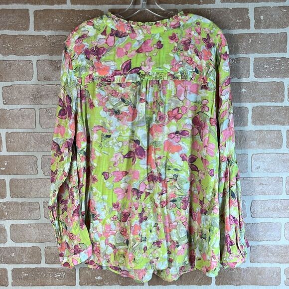 Zac & Rachel Woman Top Floral Flowy Size 2X - Picture 6 of 10